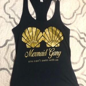 Custom tank top the mermaid gang